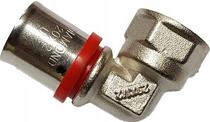 Pex kolano zaciskane zaprasowywane 25X3/4 GW